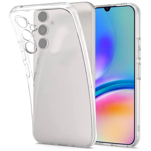 MEZON Galaxy A05s Ultra Slim Crystal Clear Premium TPU Gel Back Case – Shock Absorption, Wireless Charging Compatible