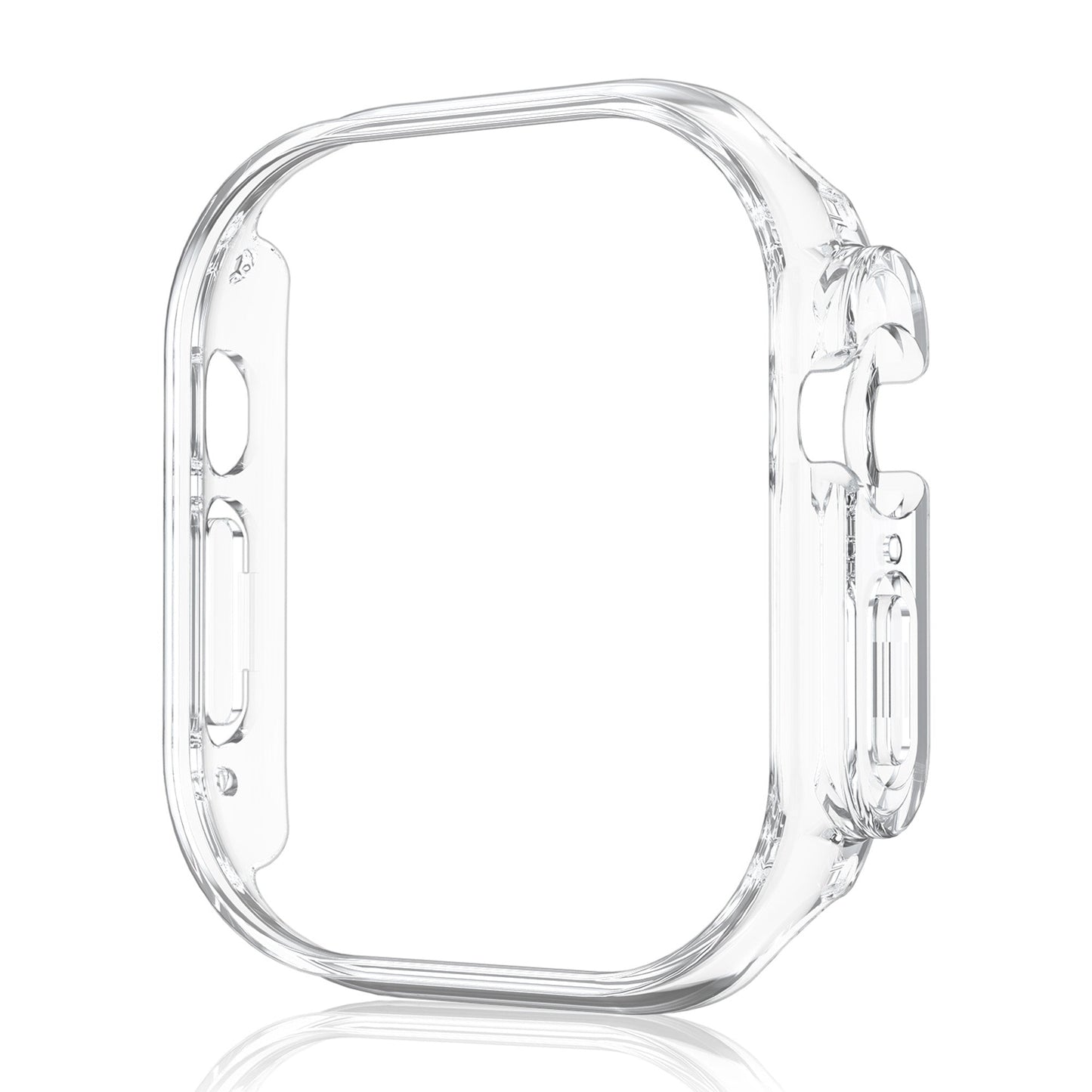 MEZON Premium Crystal Clear Hard PC Protective Case for Apple Watch Ultra 3 (49mm) – Wireless Charging Compatible