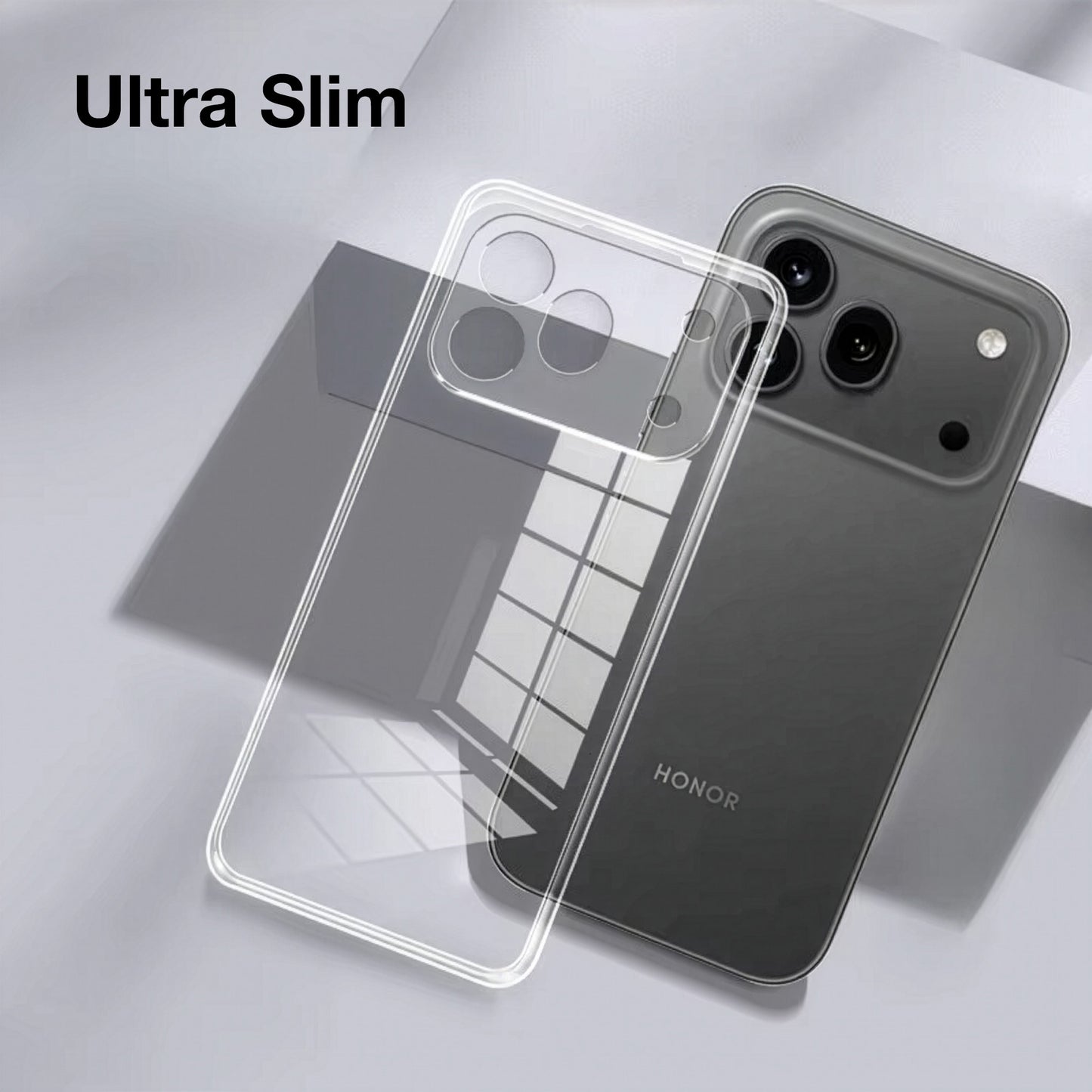 MEZON HONOR 600 Pro 5G Ultra Slim Crystal Clear Premium TPU Gel Back Case