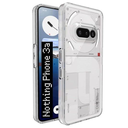 MEZON Nothing Phone (3a) Ultra Slim Crystal Clear Premium TPU Gel Back Case – Shock Absorption, Wireless Charging Compatible