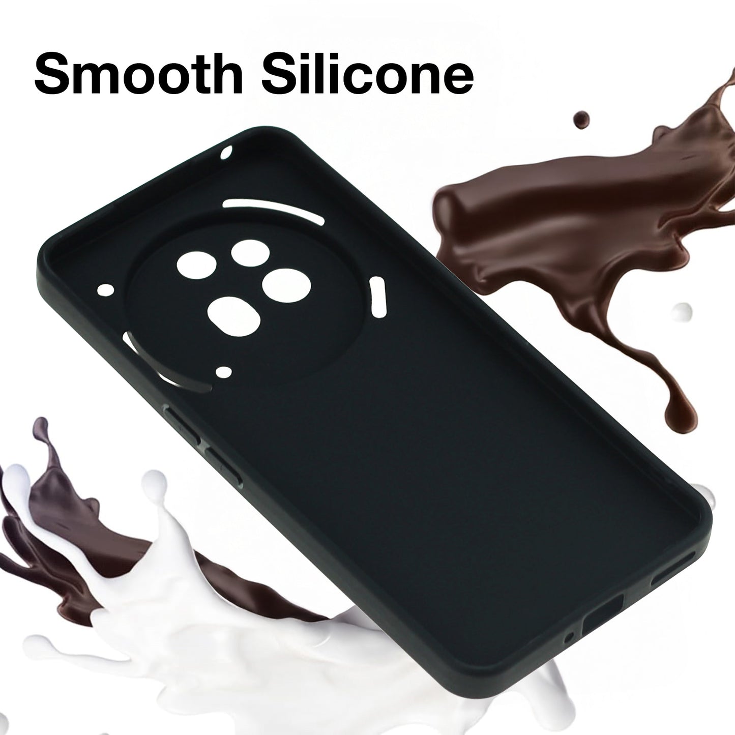 MEZON Nothing Phone (3a) Pro Ultra Slim Black Premium TPU Gel Back Case – Shock Absorption, Wireless Charging Compatible