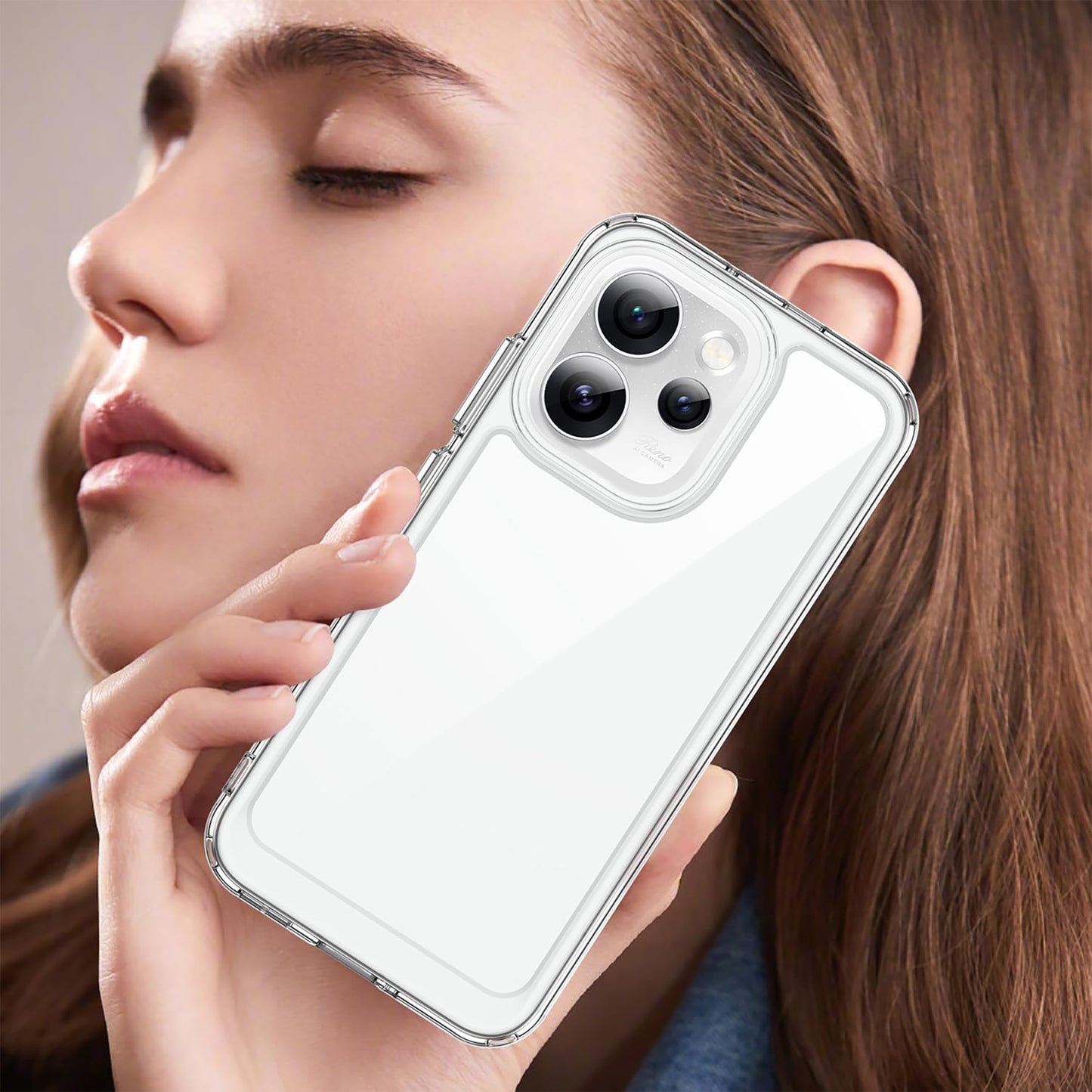 MEZON OPPO Reno15 Pro 5G Ultra Slim Crystal Clear Premium TPU Gel Back Case – Shock Absorption, Wireless Charging Compatible