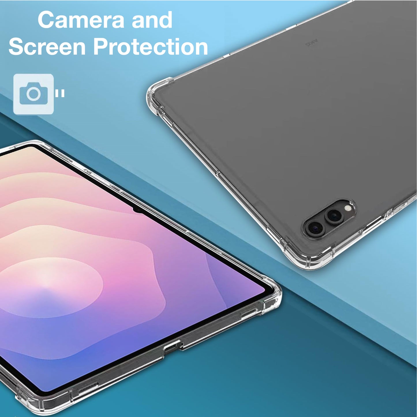 MEZON Samsung Galaxy Tab S11 Ultra (14.6") Premium Thin Transparent Clear TPU Gel Case (SM-X930, X936)