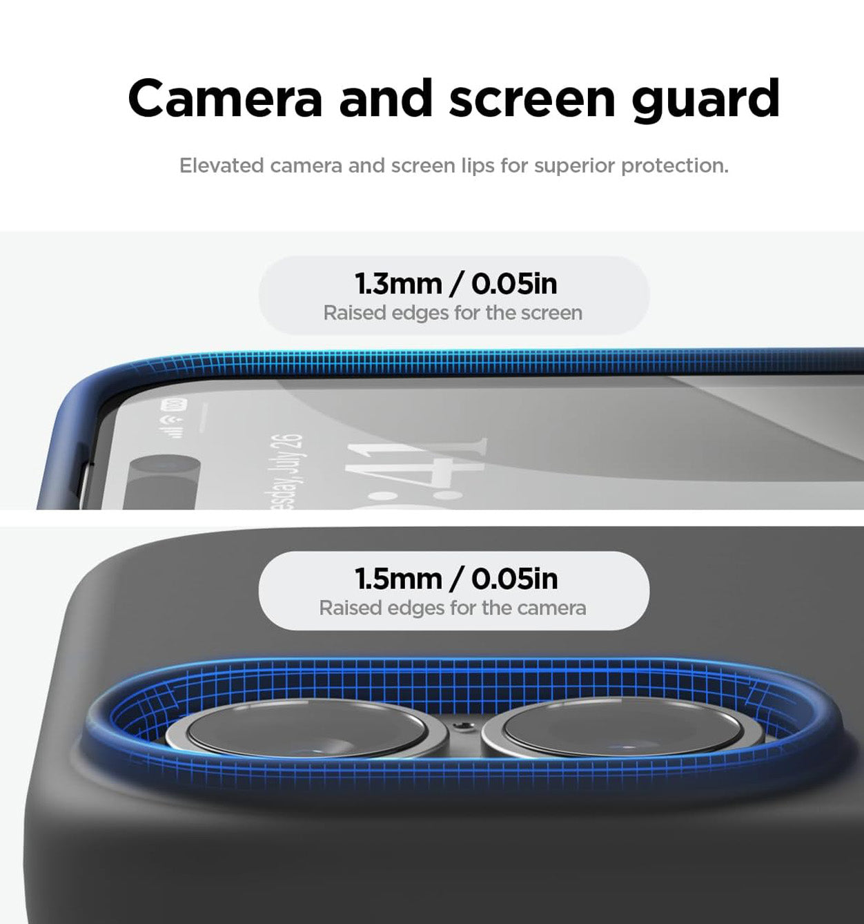 MEZON Black Case for Apple iPhone 16 (6.1") Ultra Slim Premium TPU Gel – Magsafe Wireless Charging Compatible
