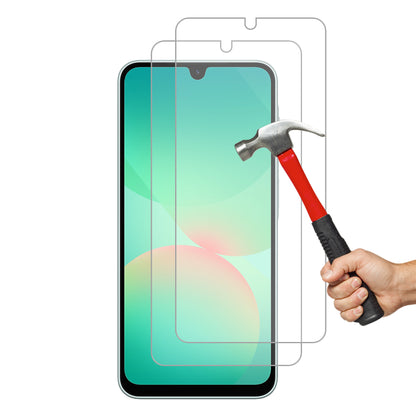 [2 Pack] MEZON Samsung Galaxy A17 4G Tempered Glass Crystal Clear Premium 9H HD Case Friendly Screen Protector (Galaxy A17 4G, 9H)