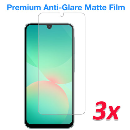[3 Pack] MEZON Samsung Galaxy A26 5G Anti-Glare Matte Screen Protector Case Friendly Film (Galaxy A26 5G, Matte)