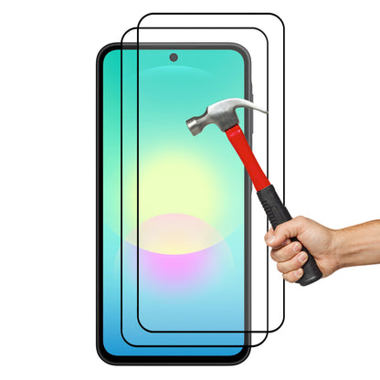 [2 Pack] MEZON Full Coverage Samsung Galaxy A27 5G Tempered Glass Crystal Clear Premium 9H HD Screen Protectors