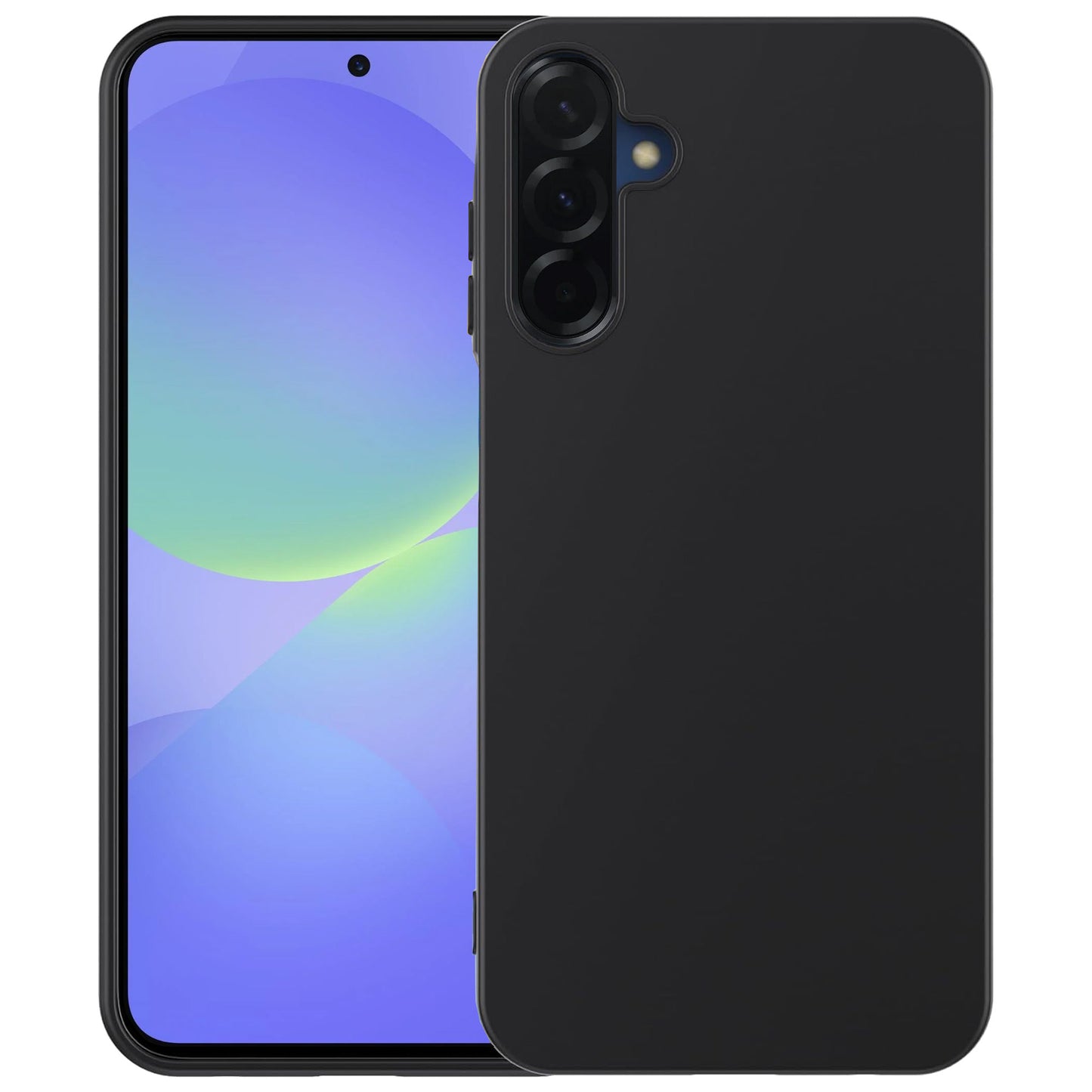 MEZON Samsung Galaxy A36 5G Slim Black Premium TPU Gel Back Case – Shock Absorption (Galaxy A36 5G, Gel Black)