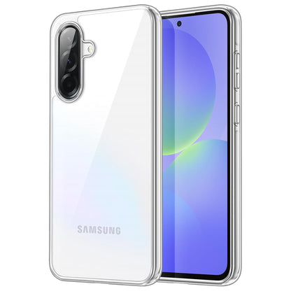 MEZON Galaxy A36 5G Ultra Slim Crystal Clear Premium TPU Gel Back Case – Shock Absorption, Wireless Charging Compatible