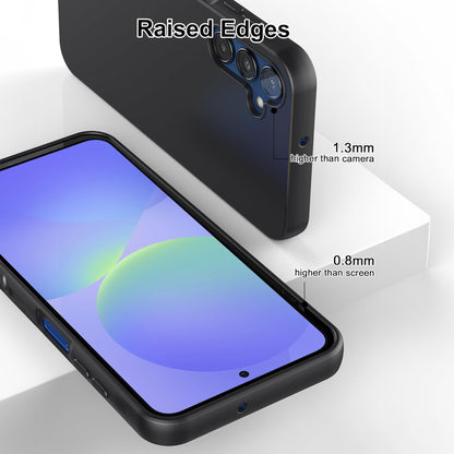 MEZON Samsung Galaxy A36 5G Slim Black Premium TPU Gel Back Case – Shock Absorption (Galaxy A36 5G, Gel Black)