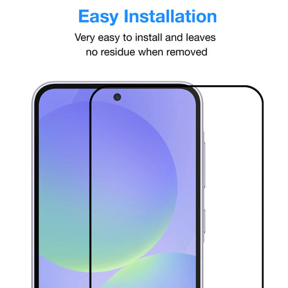 [2 Pack] MEZON Full Coverage Samsung Galaxy A36 5G Tempered Glass Crystal Clear Premium 9H HD Screen Protector