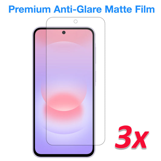 [3 Pack] MEZON Samsung Galaxy A37 5G Anti-Glare Matte Screen Protector Case Friendly Film (Galaxy A37 5G, Matte)