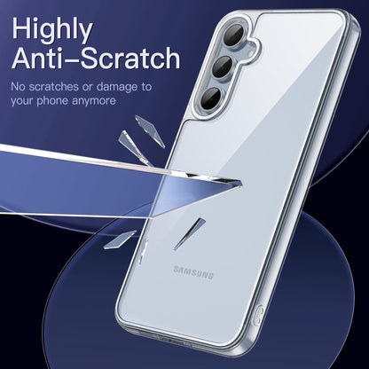 MEZON Galaxy A37 5G Ultra Slim Crystal Clear Premium TPU Gel Back Case – Shock Absorption, Wireless Charging Compatible