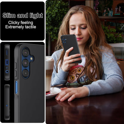 MEZON Samsung Galaxy A37 5G Slim Black Premium TPU Gel Back Case – Shock Absorption (Galaxy A37 5G, Gel Black)