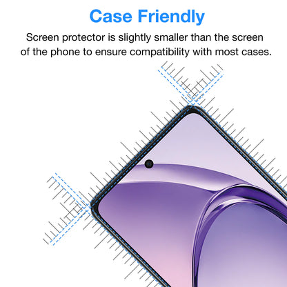 [3 Pack] MEZON OPPO A40 4G Anti-Glare Matte Screen Protector Case Friendly Film (OPPO A40 4G, Matte)