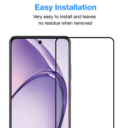 [2 Pack] MEZON Full Coverage Tempered Glass for OPPO A40 4G Crystal Clear Premium 9H HD Screen Protector (OPPO A40 4G, 9H Full)
