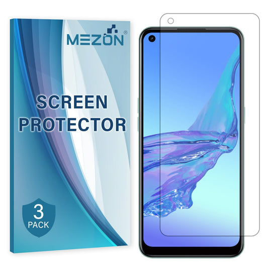 [3 Pack] MEZON OPPO A72 Premium Hydrogel Clear Edge-to-Edge Full Coverage Screen Protector Film