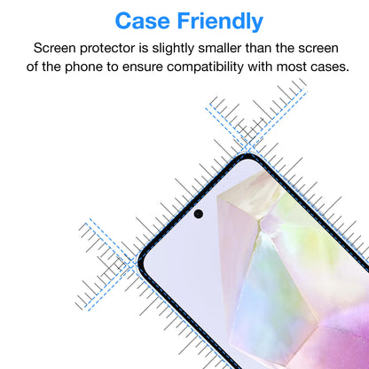 [3 Pack] MEZON Samsung Galaxy A55 5G Anti-Glare Matte Screen Protector Case Friendly Film (Galaxy A55 5G, Matte)