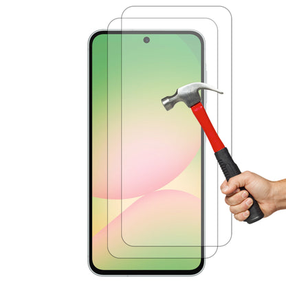 [2 Pack] MEZON Samsung Galaxy A56 5G Tempered Glass Crystal Clear Premium 9H HD Case Friendly Screen Protector (Galaxy A56 5G, 9H)