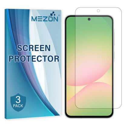 [3 Pack] MEZON Samsung Galaxy A56 5G Premium Hydrogel Clear Edge-to-Edge Full Coverage Screen Protector Fingerprint Sensor Film