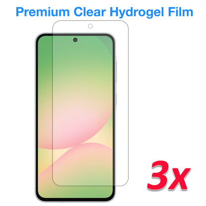 [3 Pack] MEZON Samsung Galaxy A56 5G Premium Hydrogel Clear Edge-to-Edge Full Coverage Screen Protector Fingerprint Sensor Film