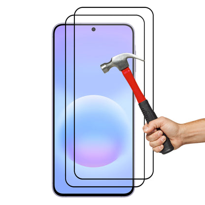 [2 Pack] MEZON Full Coverage Samsung Galaxy A57 5G Tempered Glass Crystal Clear Premium 9H HD Screen Protectors