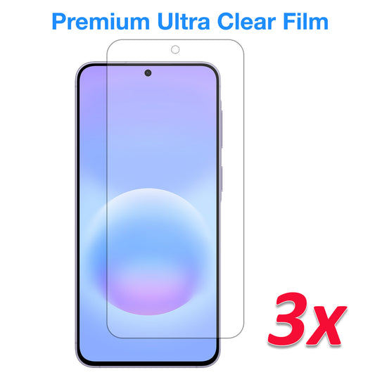 [3 Pack] MEZON Samsung Galaxy A57 5G Ultra Clear Screen Protector Case Friendly Film (Galaxy A57 5G, Clear)