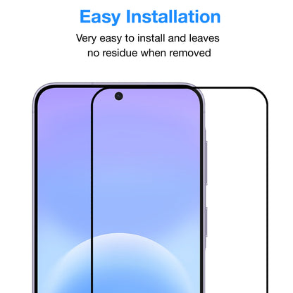 [2 Pack] MEZON Full Coverage Samsung Galaxy A57 5G Tempered Glass Crystal Clear Premium 9H HD Screen Protectors
