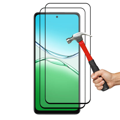 [2 Pack] MEZON OPPO A5 4G Full Coverage Tempered Glass Crystal Clear Premium 9H HD Screen Protector (OPPO A5 4G, 9H Full)