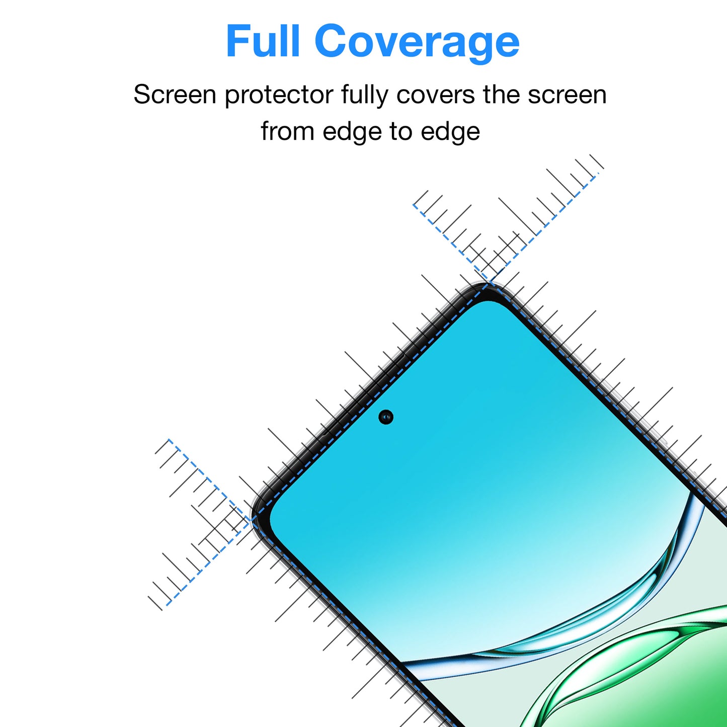 [3 Pack] MEZON OPPO A5 4G Premium Hydrogel Clear Edge-to-Edge Full Coverage Screen Protector Film