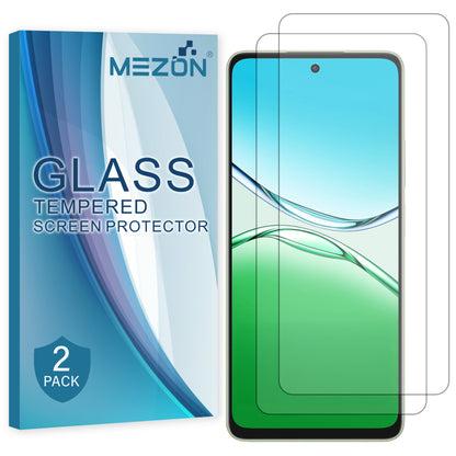 [2 Pack] MEZON Tempered Glass for OPPO A5 Pro 5G Crystal Clear Premium 9H HD Case Friendly Screen Protector (OPPO A5 Pro 5G, 9H)