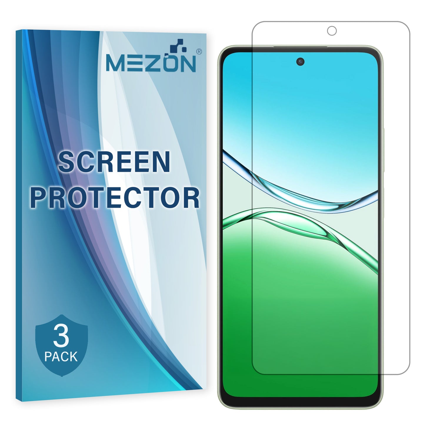 [3 Pack] MEZON OPPO A5 Pro 5G Anti-Glare Matte Screen Protector Case Friendly Film (OPPO A5 Pro 5G, Matte)