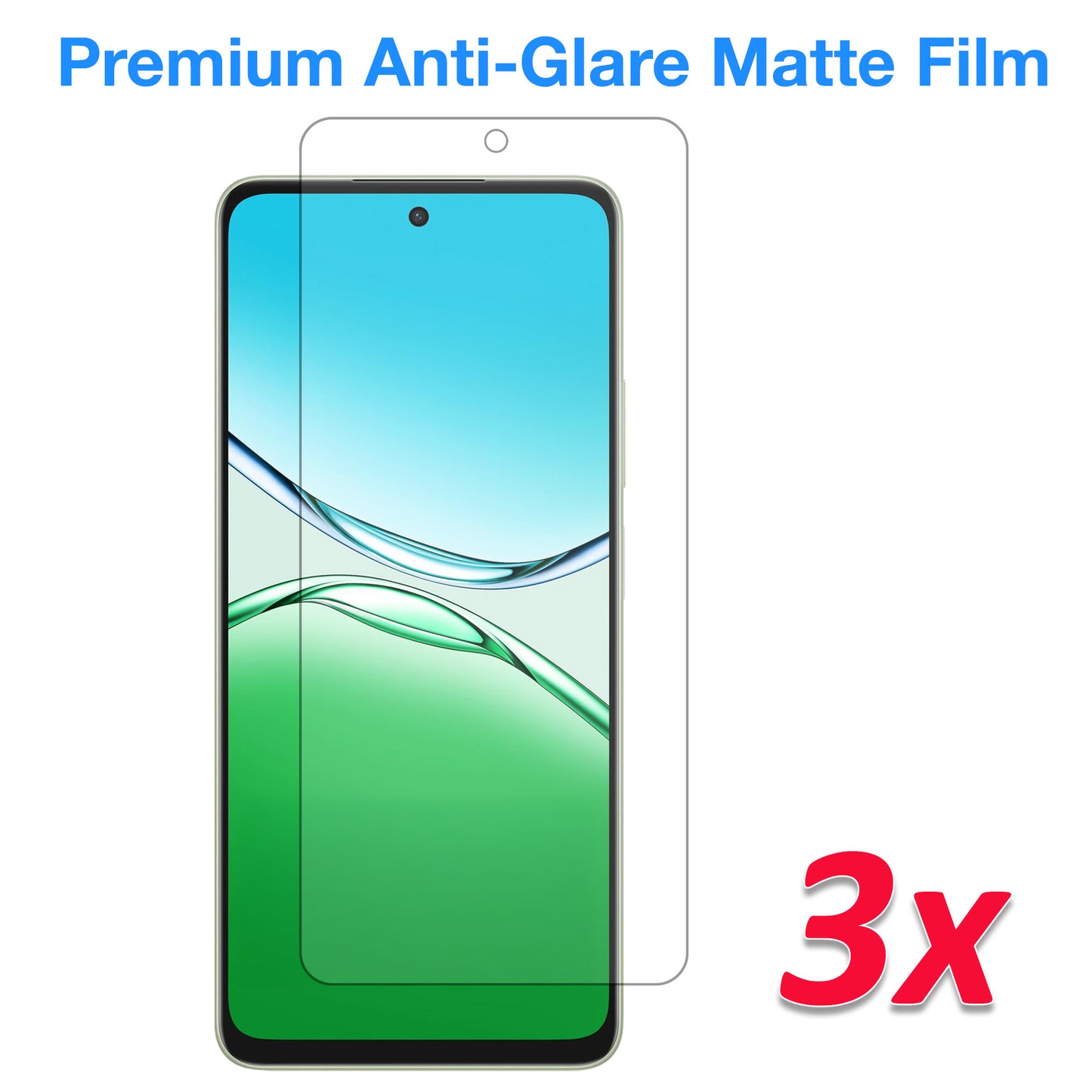 [3 Pack] MEZON OPPO A5 Pro 5G Anti-Glare Matte Screen Protector Case Friendly Film (OPPO A5 Pro 5G, Matte)