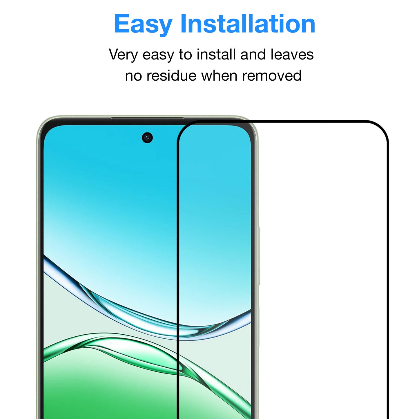 [2 Pack] MEZON OPPO A5 Pro 5G Full Coverage Tempered Glass Crystal Clear Premium 9H HD Screen Protector (OPPO A5 Pro 5G, 9H Full)