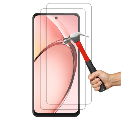 [2 Pack] MEZON Tempered Glass for OPPO A60 5G Crystal Clear Premium 9H HD Case Friendly Screen Protector (OPPO A60 5G, 9H)