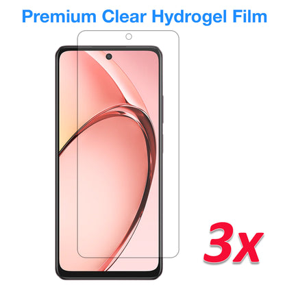 [3 Pack] MEZON OPPO A60 5G Premium Hydrogel Clear Edge-to-Edge Full Coverage Screen Protector Film