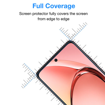 [2 Pack] MEZON Full Coverage Tempered Glass for OPPO A60 5G Crystal Clear Premium 9H HD Screen Protector (OPPO A60 5G, 9H Full)