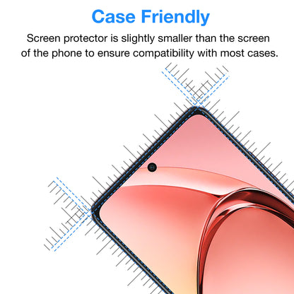 [3 Pack] MEZON OPPO A60 5G Ultra Clear Screen Protector Case Friendly Film (OPPO A60 5G, Clear)