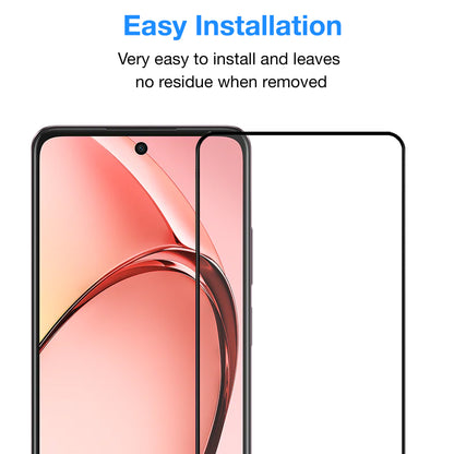 [2 Pack] MEZON Full Coverage Tempered Glass for OPPO A60 5G Crystal Clear Premium 9H HD Screen Protector (OPPO A60 5G, 9H Full)