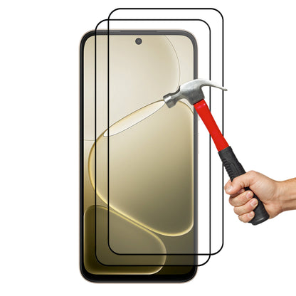[2 Pack] MEZON OPPO A6 5G Full Coverage Tempered Glass Crystal Clear Premium 9H HD Screen Protector (OPPO A6 5G, 9H Full)
