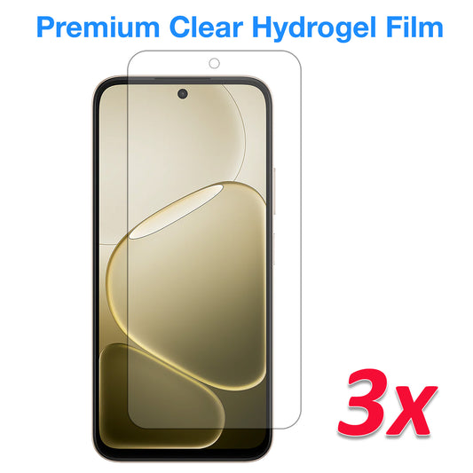 [3 Pack] MEZON OPPO A6 5G Premium Hydrogel Clear Edge-to-Edge Full Coverage Screen Protector Film
