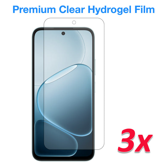 [3 Pack] MEZON OPPO A6x 4G Premium Hydrogel Clear Edge-to-Edge Full Coverage Screen Protector Film