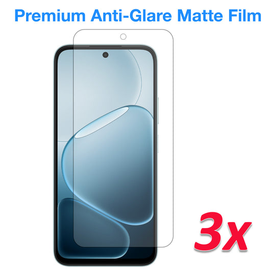 [3 Pack] MEZON OPPO A6x 4G Anti-Glare Matte Screen Protector Case Friendly Film (OPPO A6x 4G, Matte)