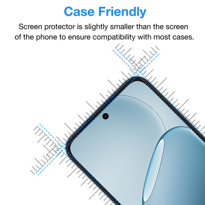 [2 Pack] MEZON Tempered Glass for OPPO A6x 4G Crystal Clear Premium 9H HD Case Friendly Screen Protector (OPPO A6x 4G, 9H)