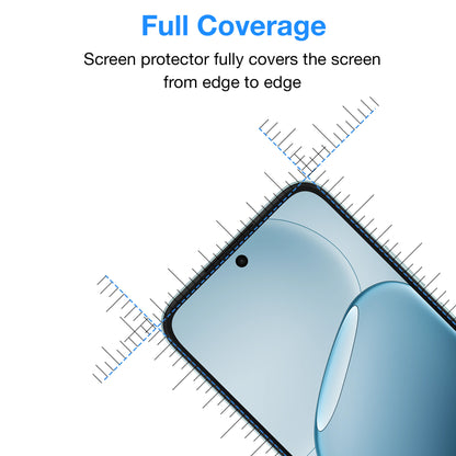 [2 Pack] MEZON OPPO A6x 4G Full Coverage Tempered Glass Crystal Clear Premium 9H HD Screen Protector (OPPO A6x 4G, 9H Full)