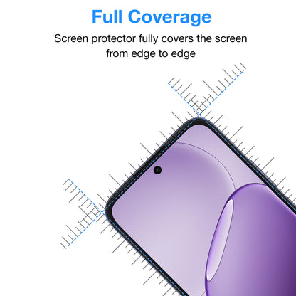 [2 Pack] MEZON OPPO A6x 5G Full Coverage Tempered Glass Crystal Clear Premium 9H HD Screen Protector (OPPO A6x 5G, 9H Full)