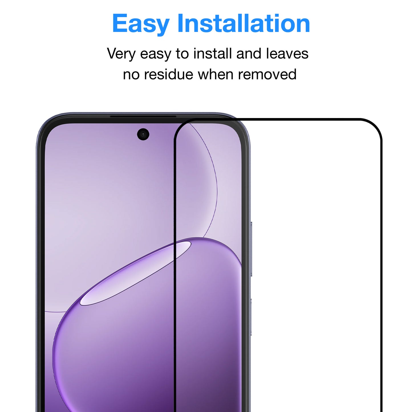 [2 Pack] MEZON OPPO A6x 5G Full Coverage Tempered Glass Crystal Clear Premium 9H HD Screen Protector (OPPO A6x 5G, 9H Full)