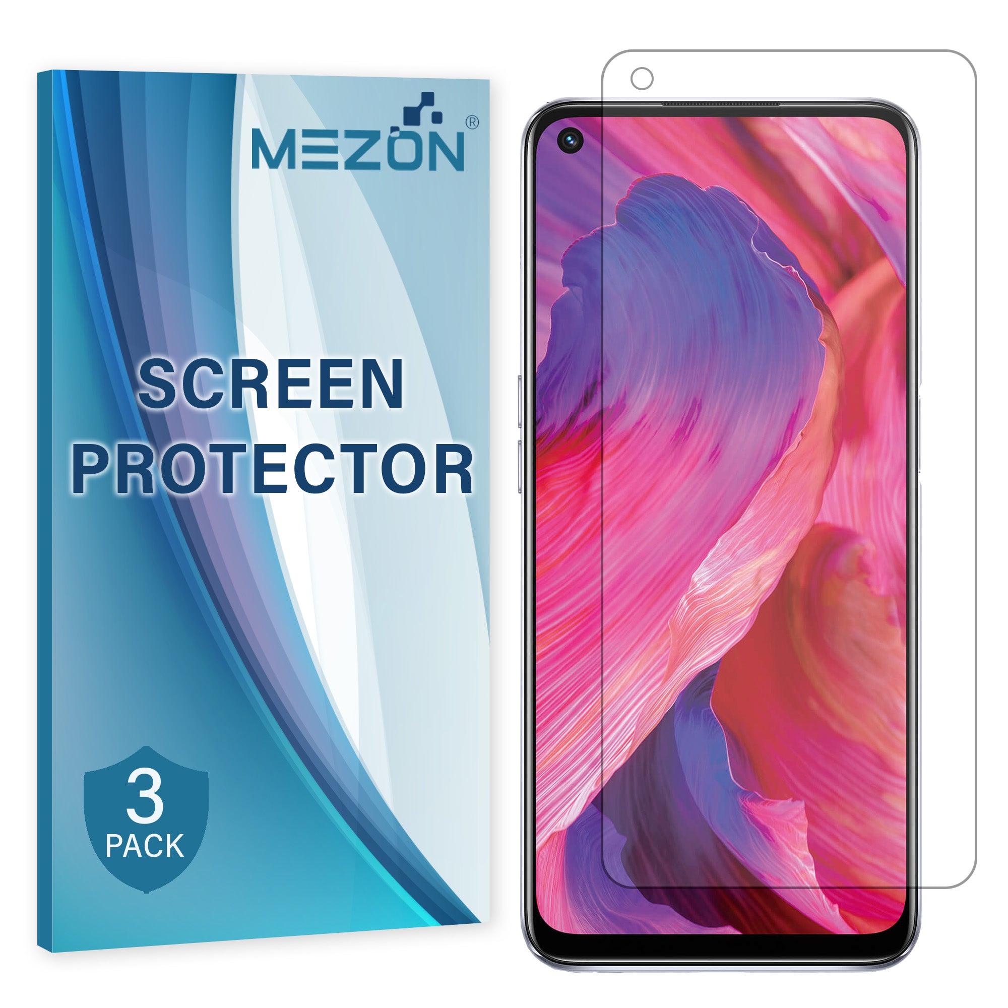 [3 Pack] MEZON OPPO A54 5G Clear Edge-to-Edge Hydrogel Film