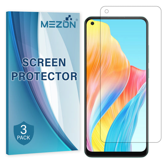 [3 Pack] MEZON OPPO A78 4G Premium Hydrogel Clear Edge-to-Edge Full Coverage Screen Protector Film
