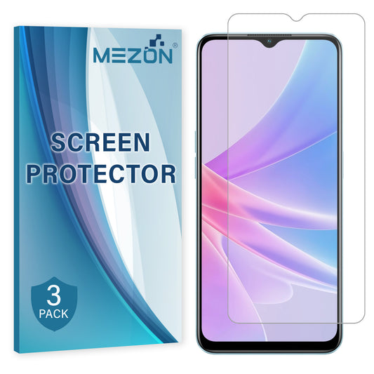 [3 Pack] MEZON OPPO A78 5G Ultra Clear Screen Protector Case Friendly Film (OPPO A78 5G, Clear)